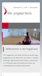 Mobile Screenshot of die-yogapraxis.de