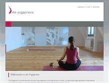 Tablet Screenshot of die-yogapraxis.de